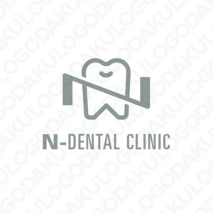 イニシャルN・歯のロゴ