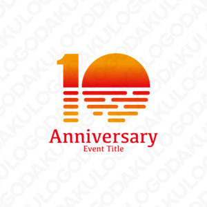 10周年アニバーサリー・太陽のロゴ