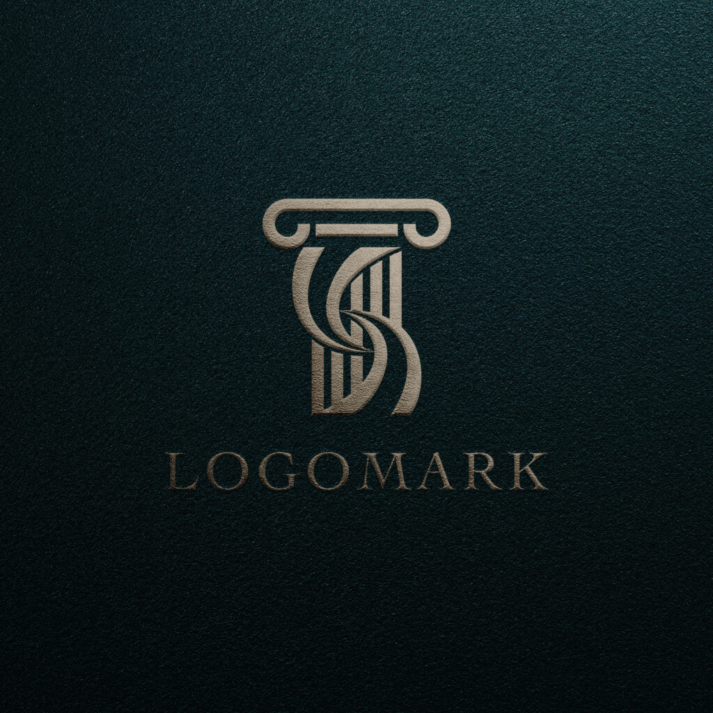 Foil_Embossed_logo_mockup_top_view_0843 ロゴ制作・ロゴ作成なら ロゴだく