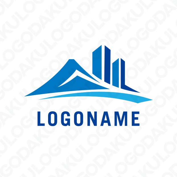 富士山の伝統と現代都市の調和を象徴するビジョンのロゴ